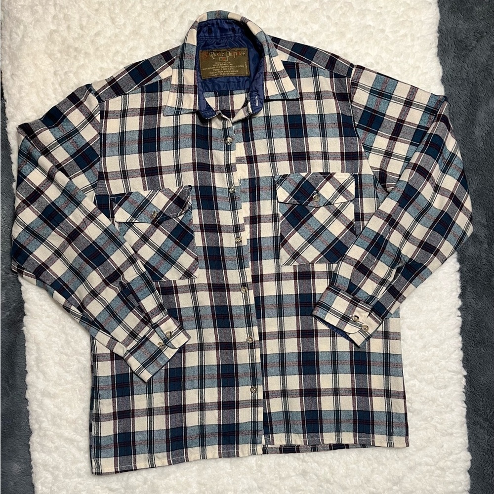 Rustic Outfitters VTG Flannel Mens Shirt
